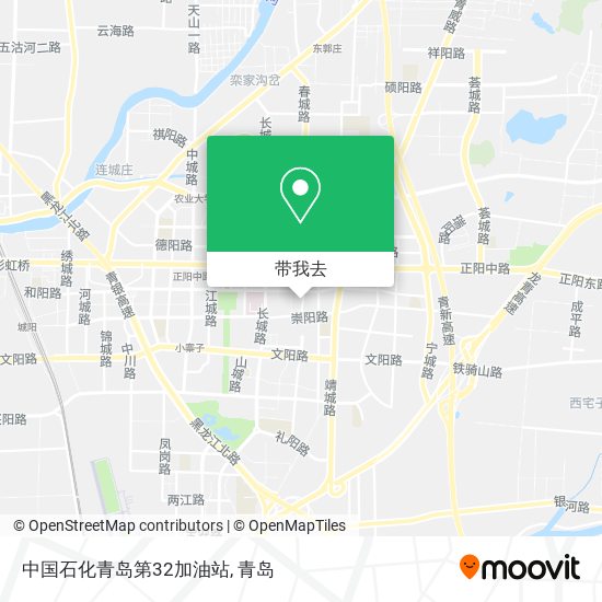 中国石化青岛第32加油站地图