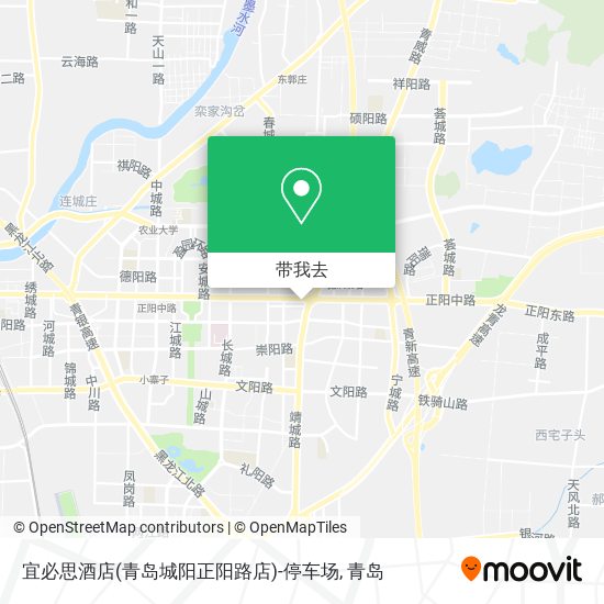 宜必思酒店(青岛城阳正阳路店)-停车场地图