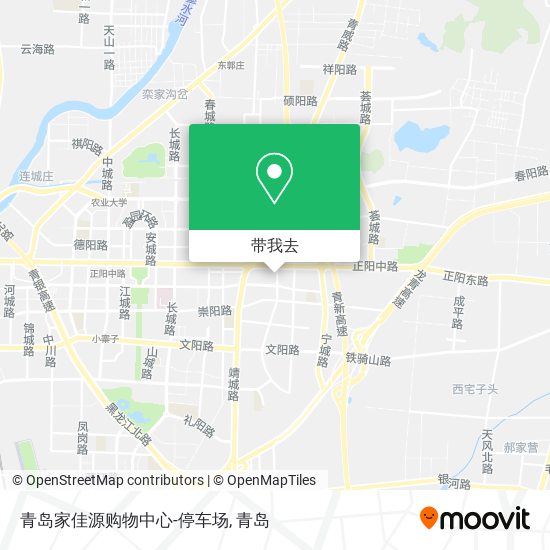 青岛家佳源购物中心-停车场地图