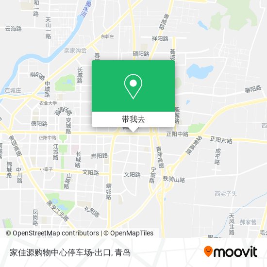 家佳源购物中心停车场-出口地图