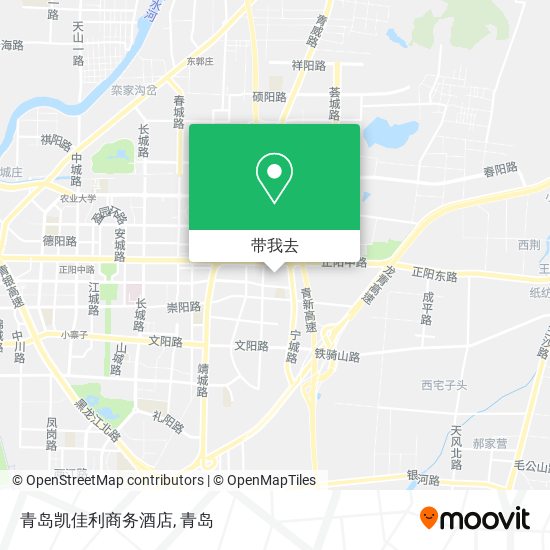 青岛凯佳利商务酒店地图