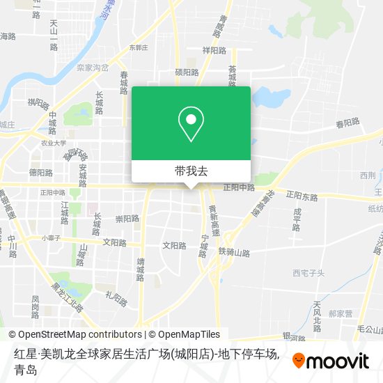 红星·美凯龙全球家居生活广场(城阳店)-地下停车场地图