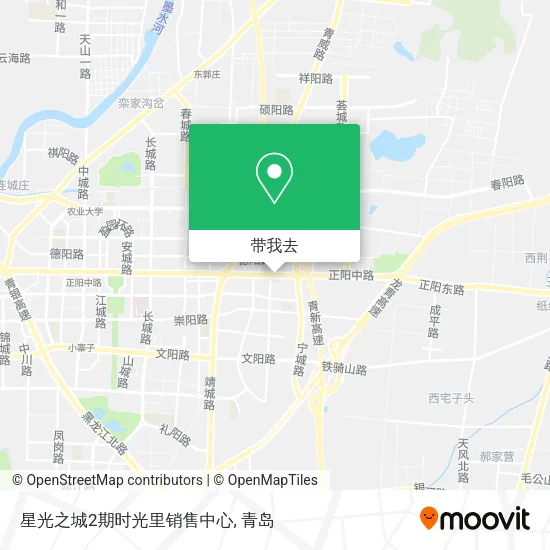 星光之城2期时光里销售中心地图