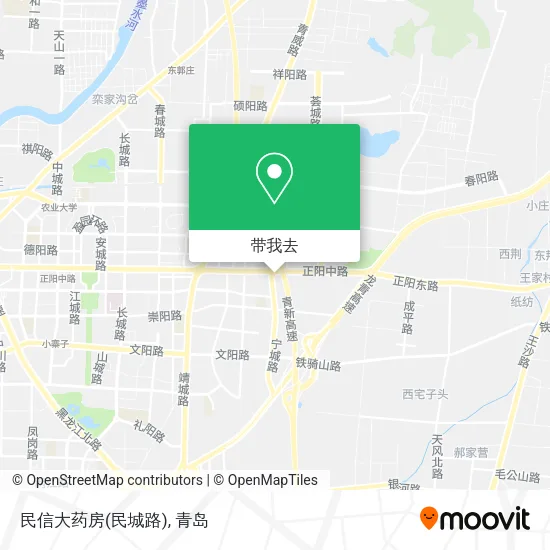 民信大药房(民城路)地图