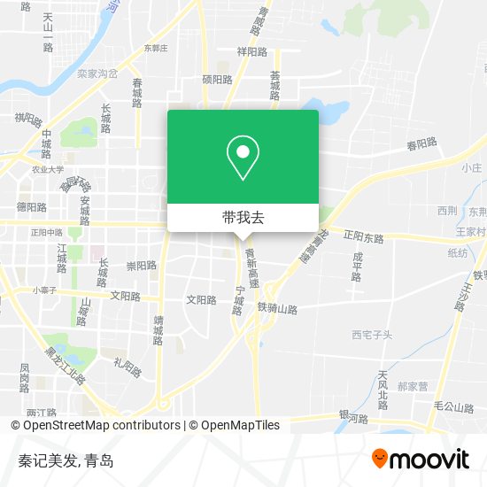 秦记美发地图