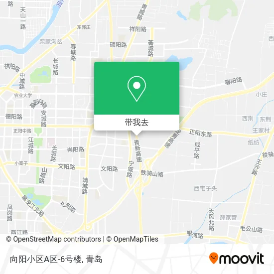向阳小区A区-6号楼地图