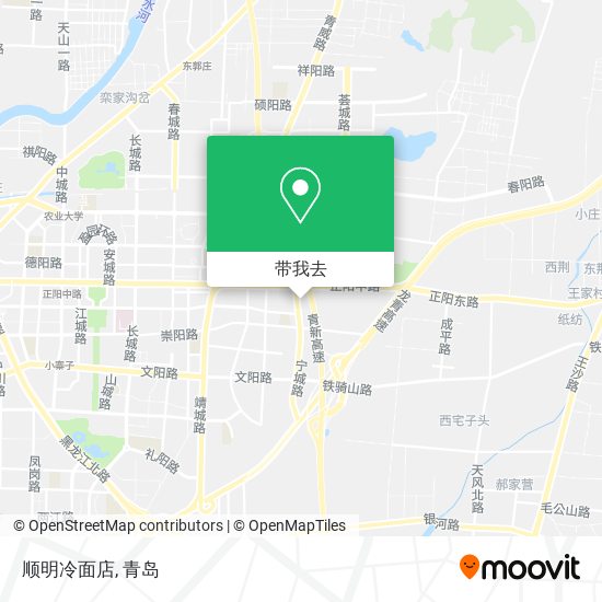 顺明冷面店地图