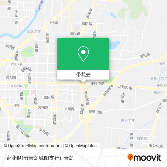 企业银行(青岛城阳支行)地图