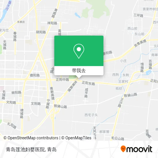 青岛莲池妇婴医院地图