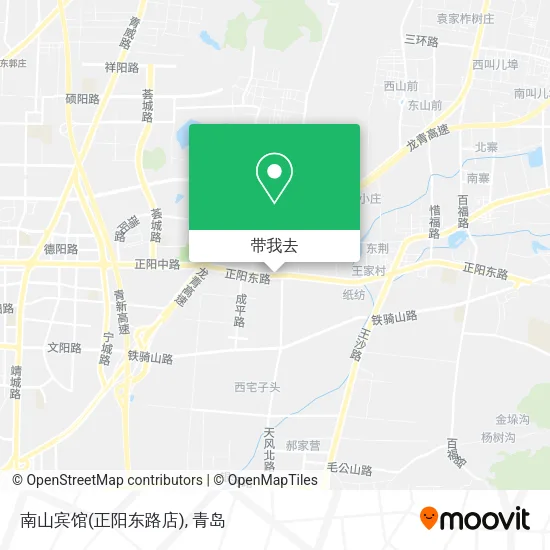 南山宾馆(正阳东路店)地图