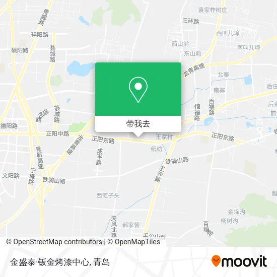 金盛泰·钣金烤漆中心地图