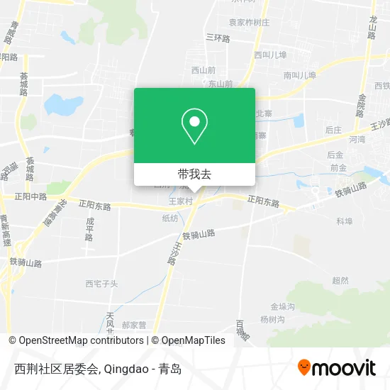 西荆社区居委会地图