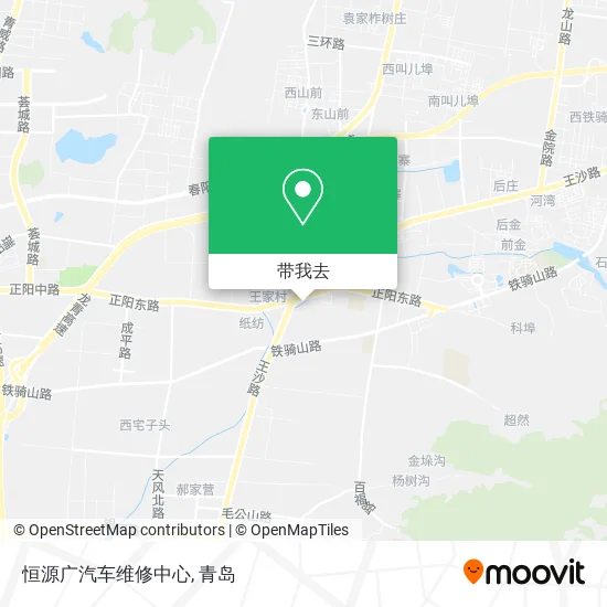 恒源广汽车维修中心地图