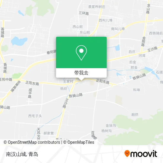 南汉山城地图