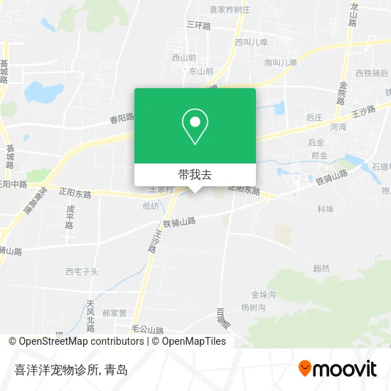 喜洋洋宠物诊所地图