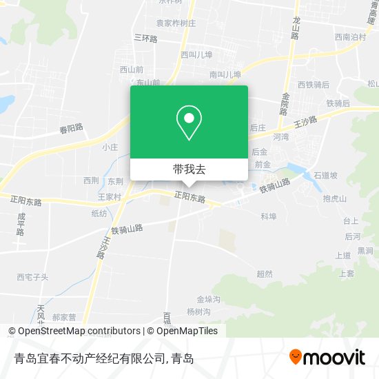 青岛宜春不动产经纪有限公司地图