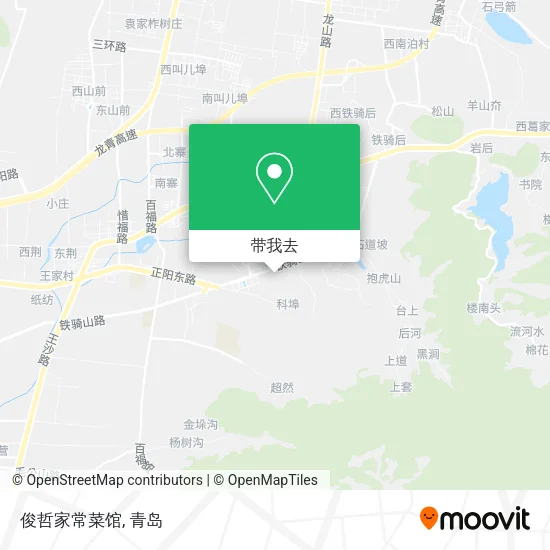 俊哲家常菜馆地图