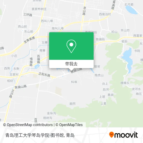 青岛理工大学琴岛学院-图书馆地图