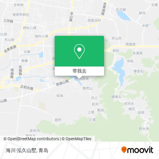 海川·泓久山墅地图