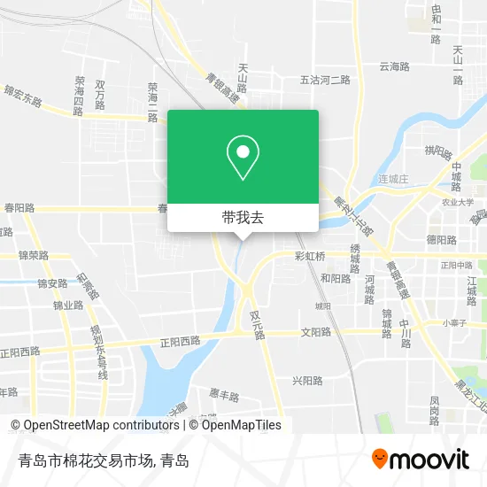 青岛市棉花交易市场地图
