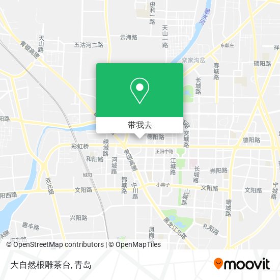 大自然根雕茶台地图