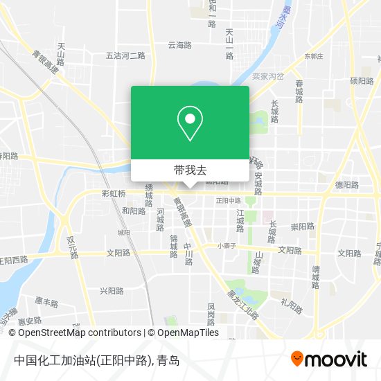 中国化工加油站(正阳中路)地图