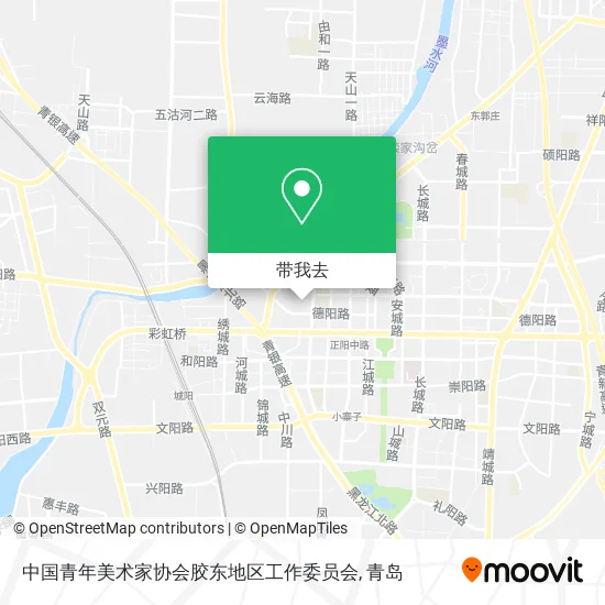 中国青年美术家协会胶东地区工作委员会地图