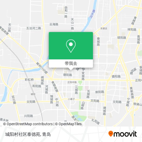 城阳村社区泰德苑地图