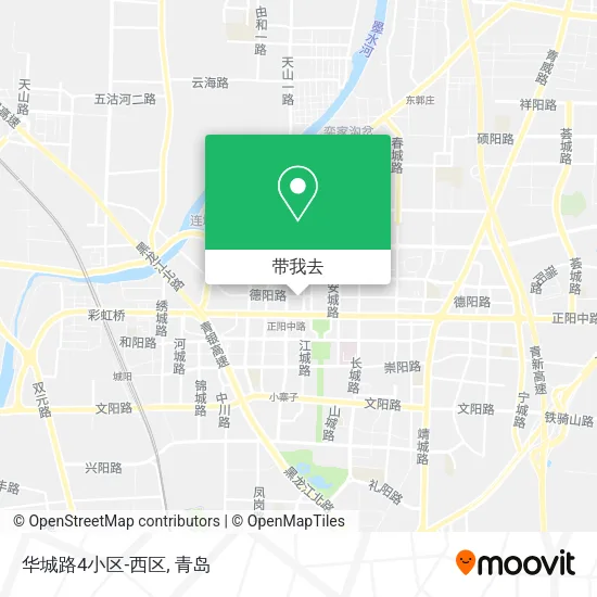 华城路4小区-西区地图
