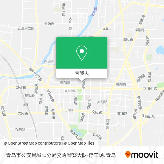 青岛市公安局城阳分局交通警察大队-停车场地图