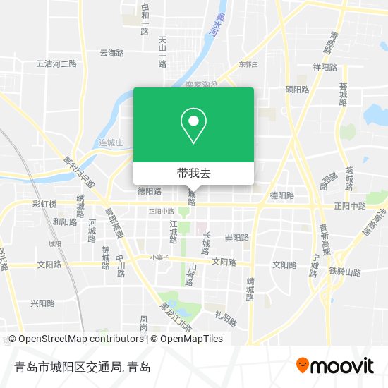 青岛市城阳区交通局地图