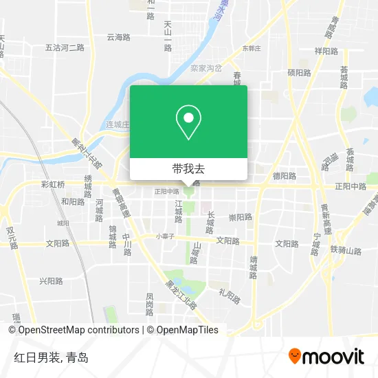 红日男装地图