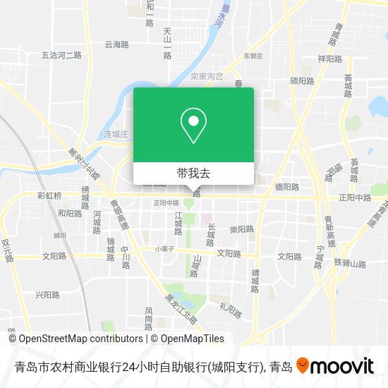 青岛市农村商业银行24小时自助银行(城阳支行)地图