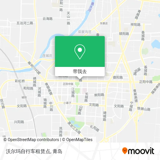 沃尔玛自行车租赁点地图