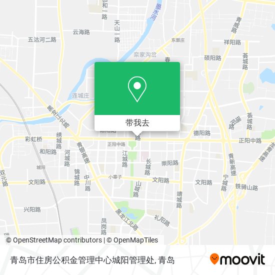 青岛市住房公积金管理中心城阳管理处地图