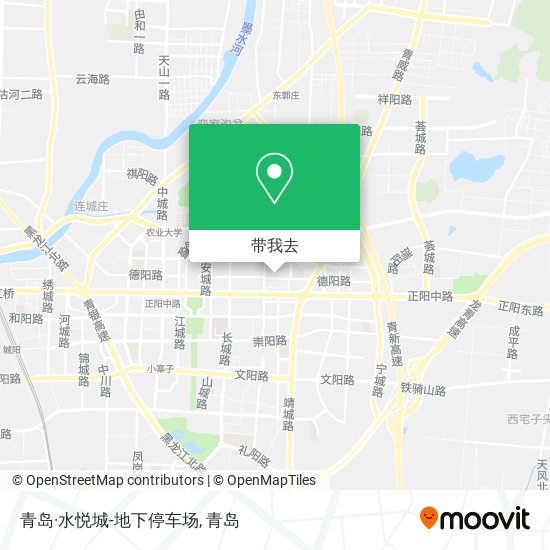 青岛·水悦城-地下停车场地图