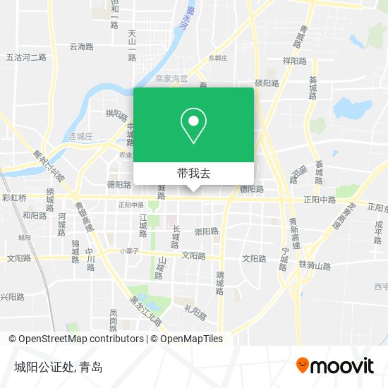 城阳公证处地图