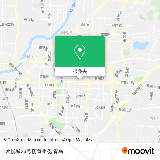 水悦城23号楼商业楼地图