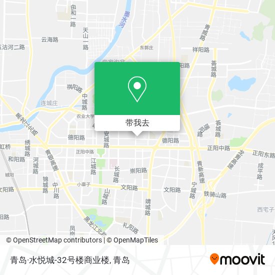 青岛·水悦城-32号楼商业楼地图
