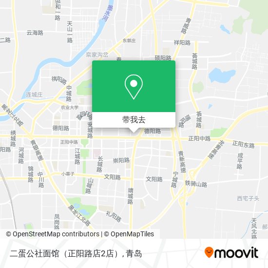 二蛋公社面馆（正阳路店2店）地图