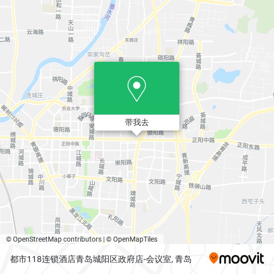 都市118连锁酒店青岛城阳区政府店-会议室地图