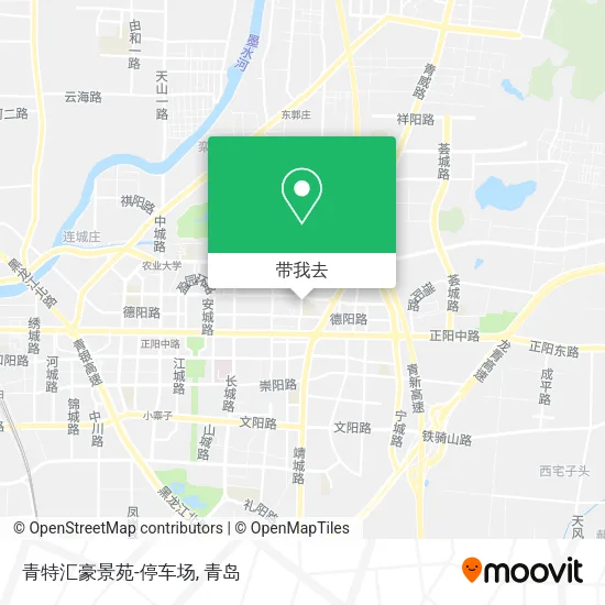 青特汇豪景苑-停车场地图