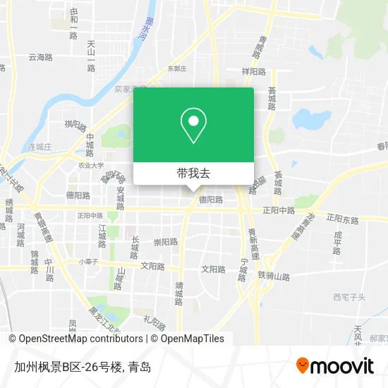 加州枫景B区-26号楼地图