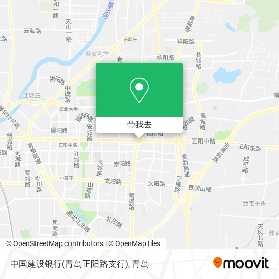中国建设银行(青岛正阳路支行)地图