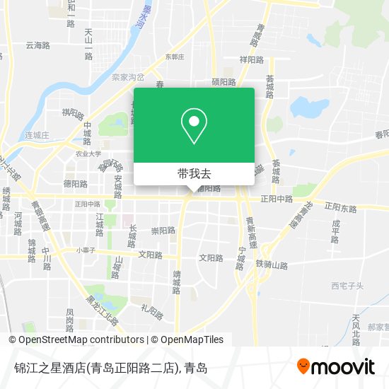 锦江之星酒店(青岛正阳路二店)地图