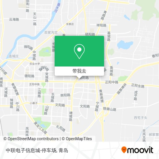 中联电子信息城-停车场地图