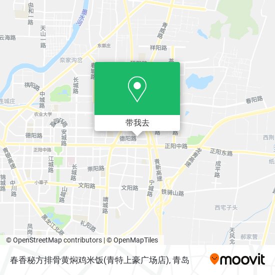 春香秘方排骨黄焖鸡米饭(青特上豪广场店)地图