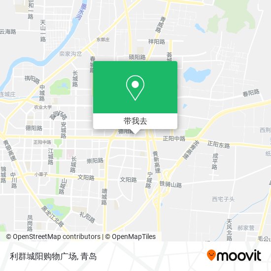 利群城阳购物广场地图