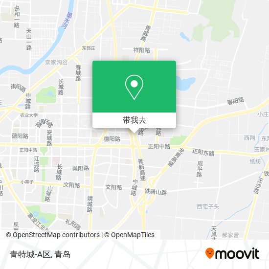 青特城-A区地图