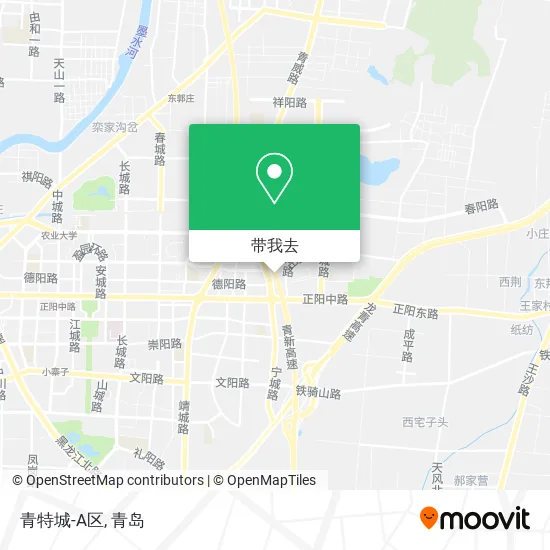 青特城-A区地图